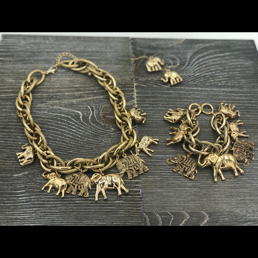Gorgeous Elephant Charm 3 piece set - Picture 2 of 6
